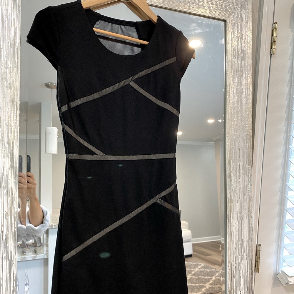 Aryn K mini dress  black